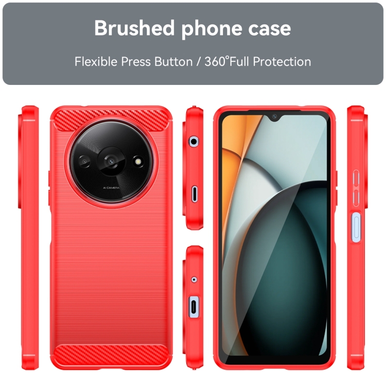 FLEXI TPU Védőburkolat Xiaomi Redmi A3 piros termék 2. képe