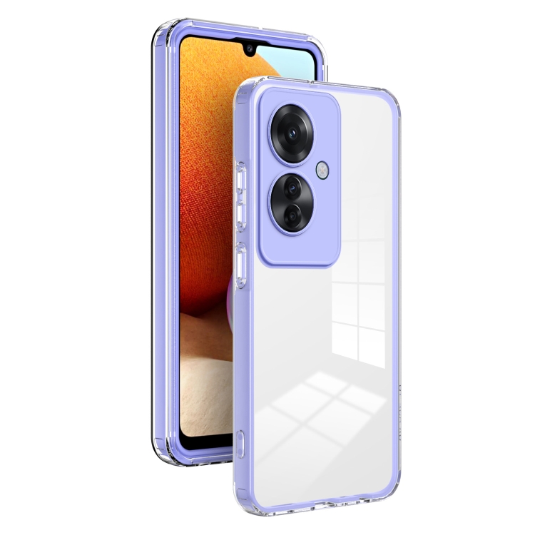 CRYSTAL Védőburkolat Oppo Reno11 F 5G lila akciós termékkép 1