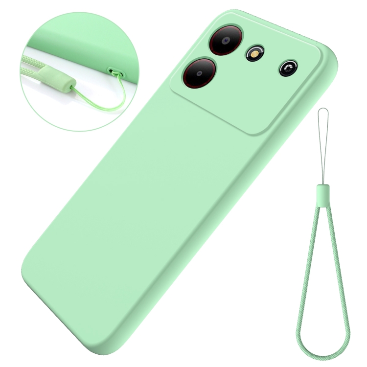 RUBBER ZTE Blade A54 zöld védőtok termék 2. képe