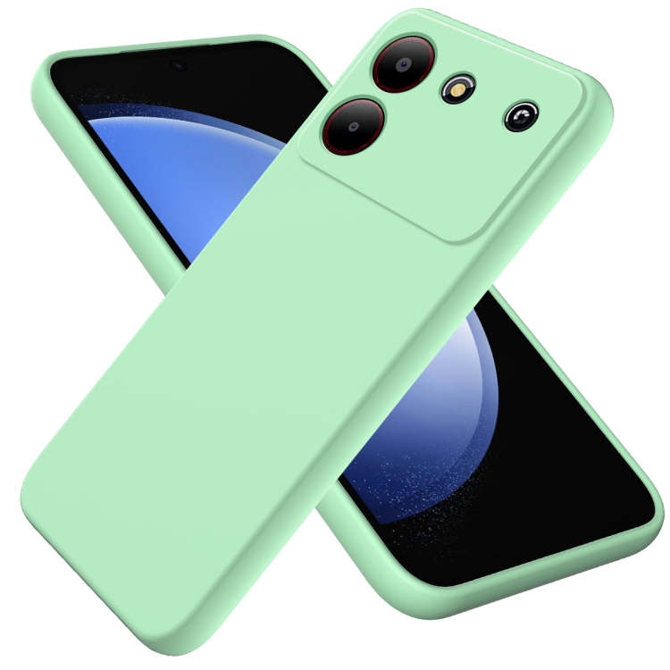 RUBBER ZTE Blade A54 zöld védőtok akciós termékkép 1