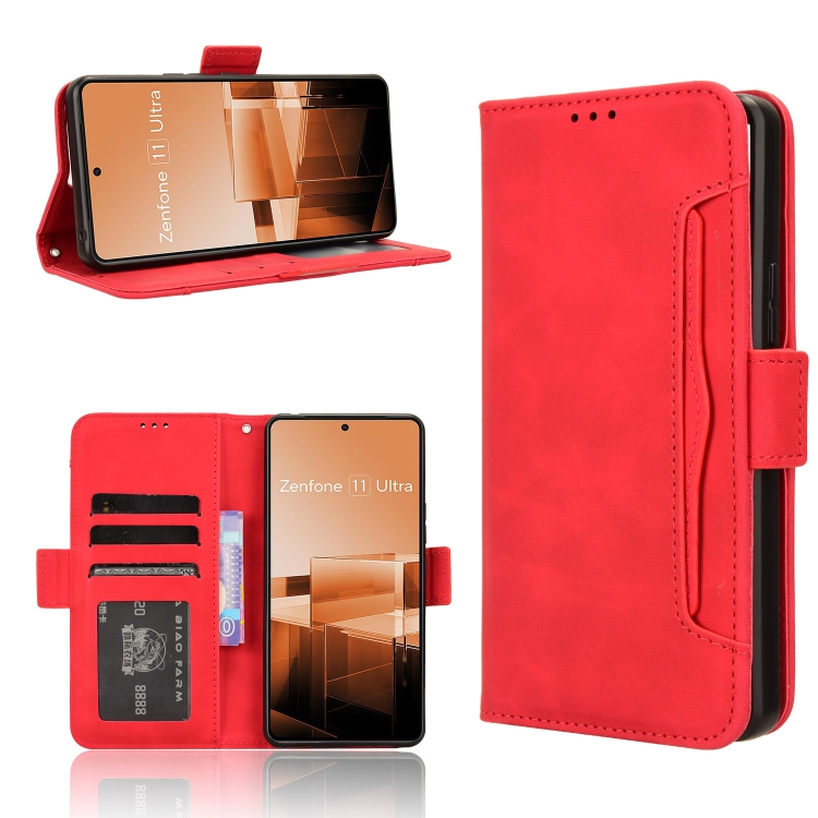 SLOT Pénztárca borító Asus Zenfone 11 Ultra red telefonhoz termék 2. képe