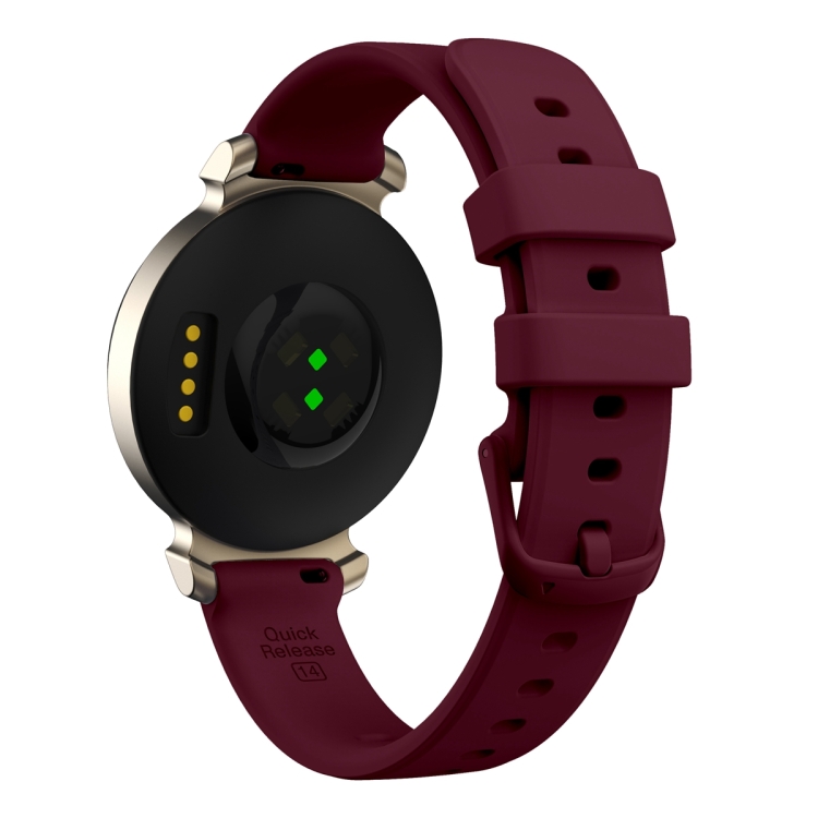 SZILIKON Cserélhető szíj Garmin Lily 2 bordóhoz termék 2. képe