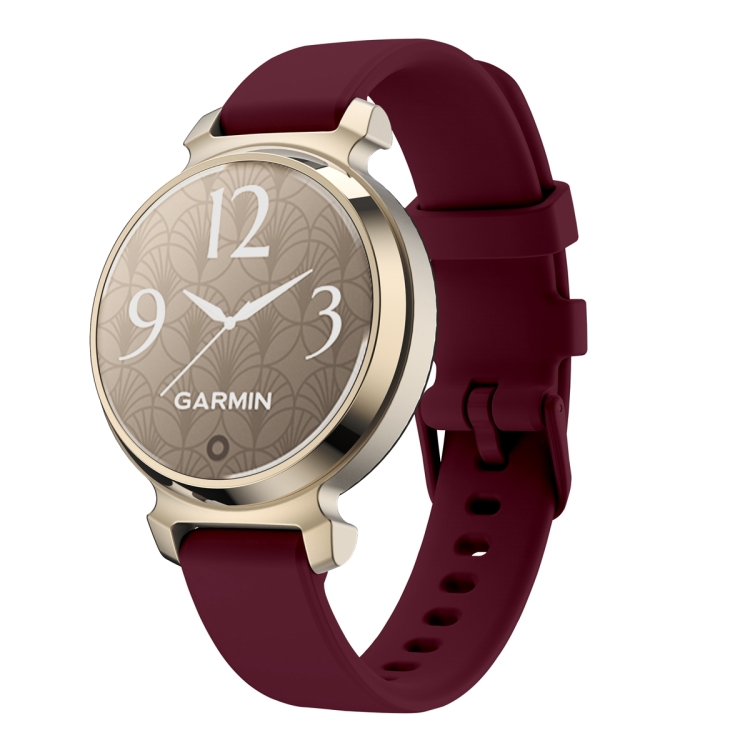 SZILIKON Cserélhető szíj Garmin Lily 2 bordóhoz akciós termékkép 1