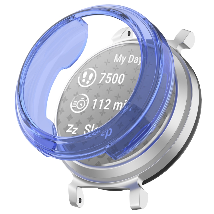 TPU HALF COVER Huzat Garmin Lily 2 kék készülékhez akciós termékkép 1