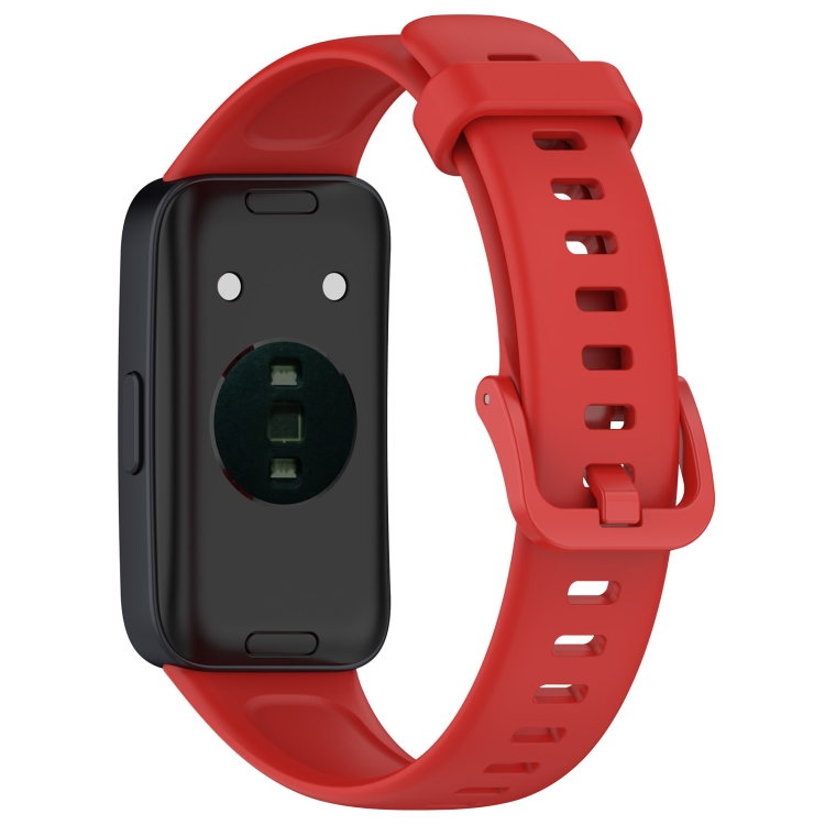SILICONE Cserélhető heveder a Huawei 9. sávhoz piros termék 2. képe