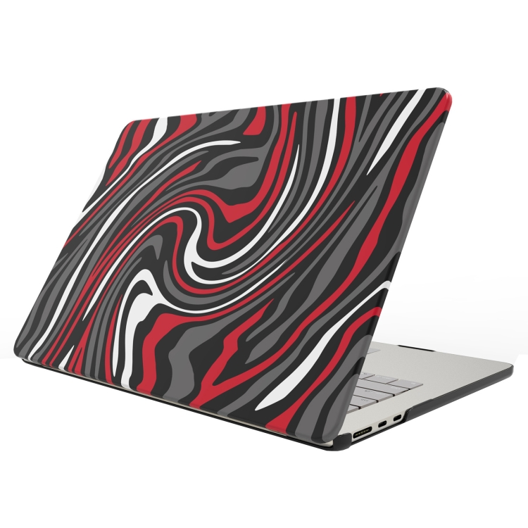PROTEMIO ART TOK MacBook Prohoz 16" A2991 / A2780 / A2485 BLACK PIROS WHITE akciós termékkép 1