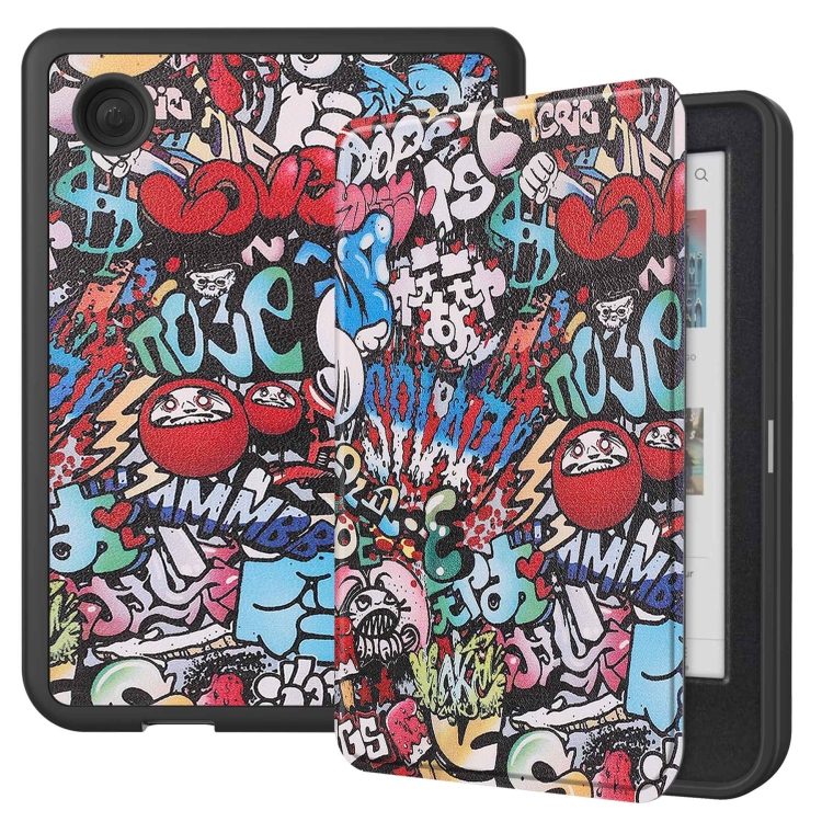 ART Flip tok Kobo Clara Color / Clara BW GRAFFITI-hez akciós termékkép 1