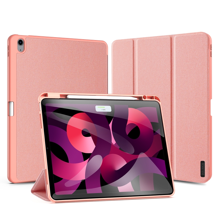 DUX DOMO Flip tok a Apple iPad Air 13 2025 / Air 13 2024 rózsaszínhez akciós termékkép 1