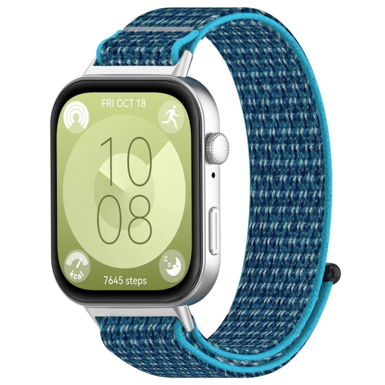 NYLON szíj Huawei Óra Fit 3 kék akciós termékkép 1