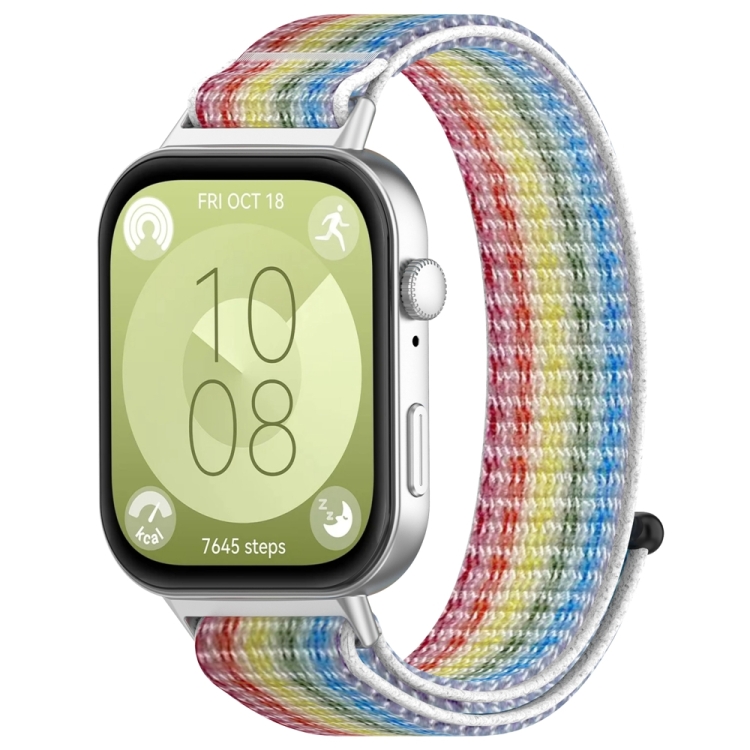 NYLON szíj Huawei Óra Fit 3 SZÍNES akciós termékkép 1