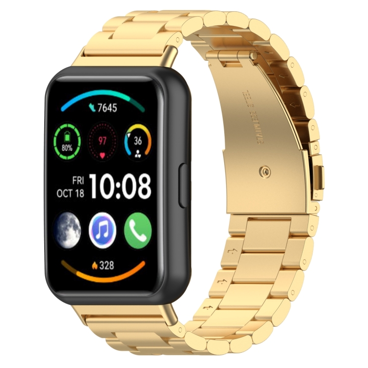 CLASSIC Fém szíj a Huawei órához Fit 3 arany akciós termékkép 1
