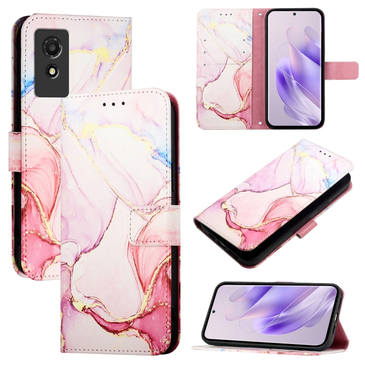 ART MARBLE Pénztárcahuzat TCL 501 ROSE GOLD-hoz termék 2. képe