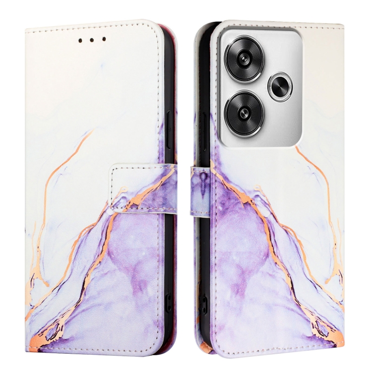 ART MARBLE Pénztárcavédő a Xiaomi Poco F6-hoz PURPLE akciós termékkép 1