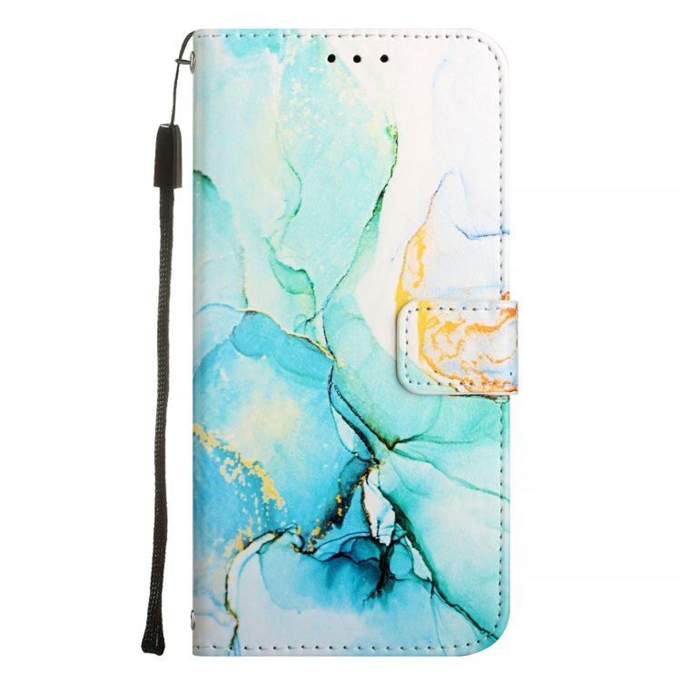 ART MARBLE Pénztárcahuzat Xiaomi Poco F6 GREEN-hoz termék 2. képe