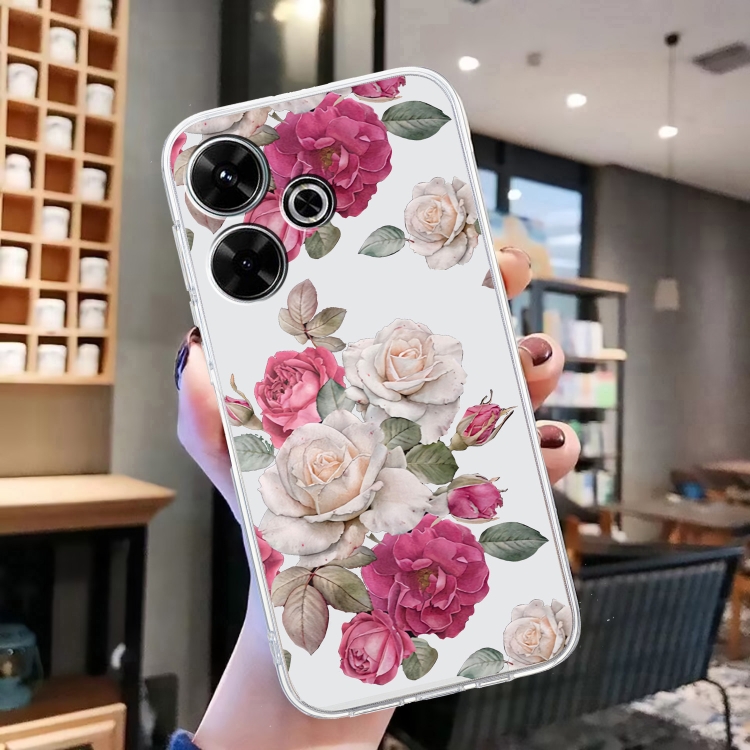 ART TPU Védőhuzat Xiaomi Redmi 13 PEONY-hoz termék 2. képe