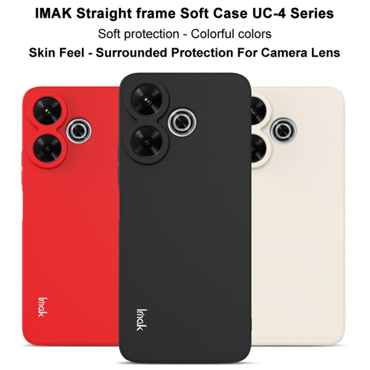 IMAK UC-4 Védőburkolat Xiaomi Redmi 13 bézs színhez termék 2. képe