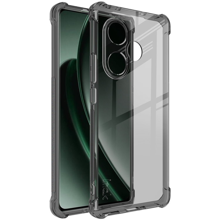 IMAK Védőburkolat Realme GT 6-hoz átlátszó fekete akciós termékkép 1