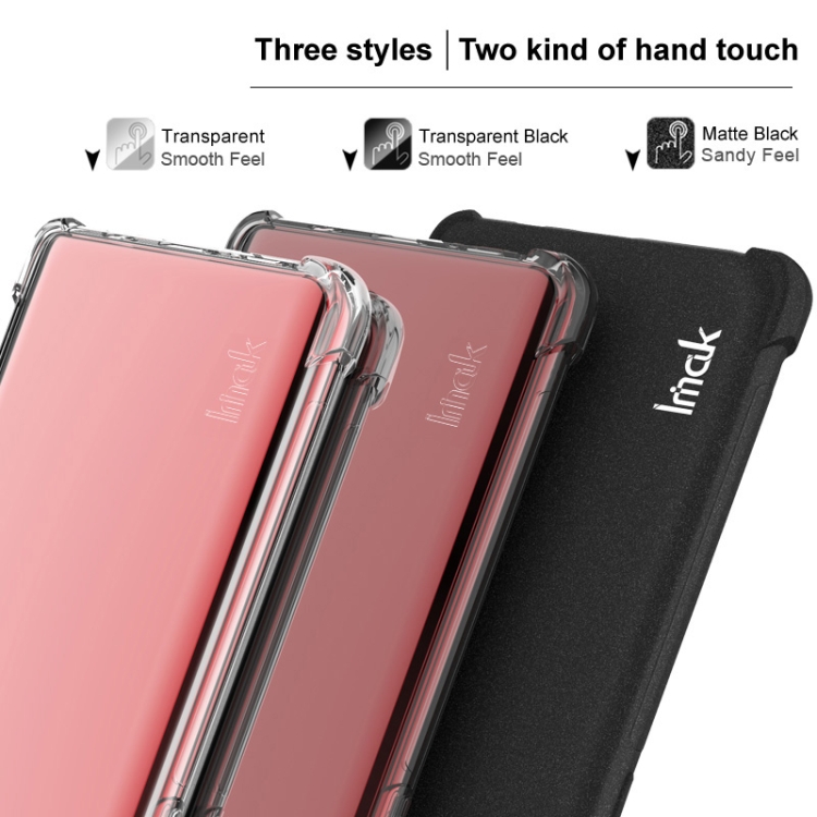 IMAK Védőburkolat Realme GT 6-hoz átlátszó fekete termék 2. képe