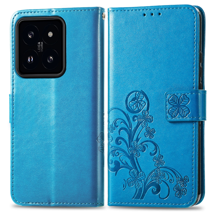 ART FLOWER S pénztárca tok Xiaomi 14 kékhez akciós termékkép 1