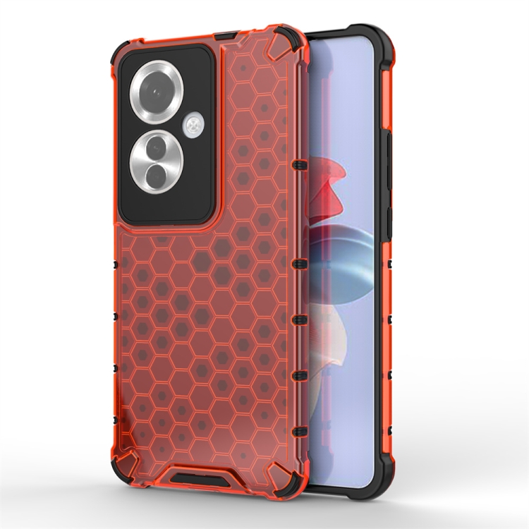 HONEYCOMB Védőburkolat Oppo Reno11 F 5G piros akciós termékkép 1