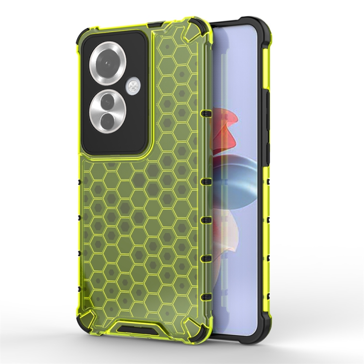 HONEYCOMB Védőburkolat Oppo Reno11 F 5G zöld akciós termékkép 1