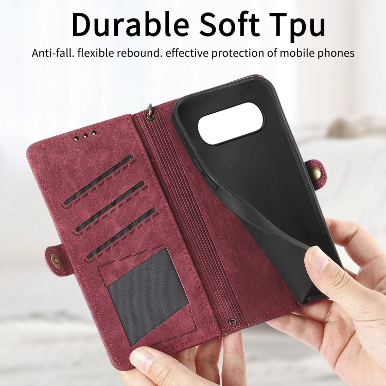 GEOM Wallet tok Google Pixel 8a piros termék 2. képe