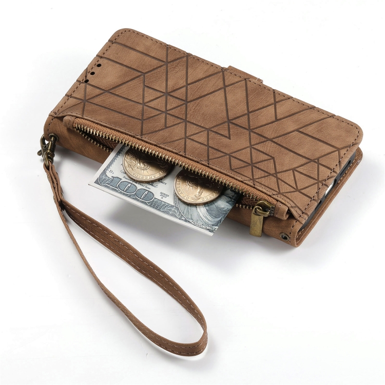 GEOM Wallet tok Google Pixel 8a telefonhoz, barna termék 2. képe