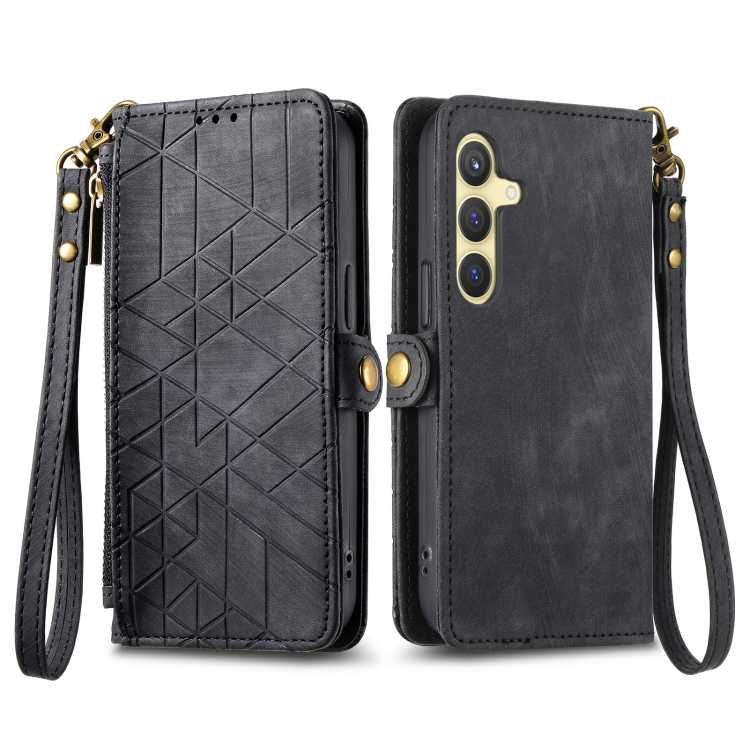 GEOM Wallet tok Samsung Galaxy S24 5G fekete akciós termékkép 1