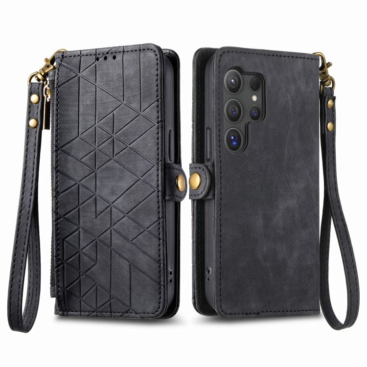 GEOM Wallet tok Samsung Galaxy S24 Ultra 5G fekete akciós termékkép 1