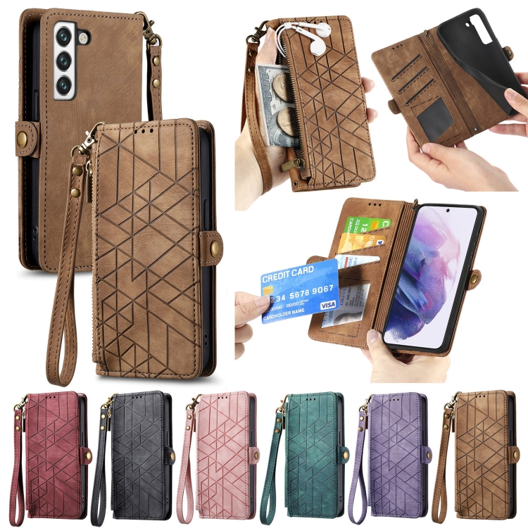 GEOM Wallet tok Samsung Galaxy S24 5G lila telefonhoz termék 2. képe