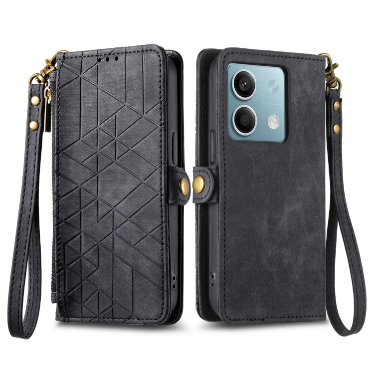 GEOM Wallet tok Xiaomi Redmi Note 13 5G fekete akciós termékkép 1