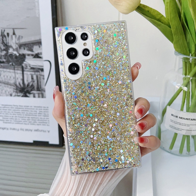GLITTER Védőburkolat Samsung Galaxy A34 5G aranyhoz termék 2. képe