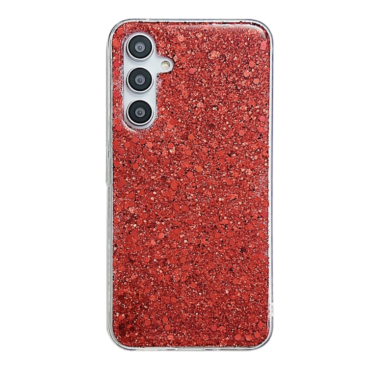 GLITTER védőtok Samsung Galaxy A35 5G piros akciós termékkép 1