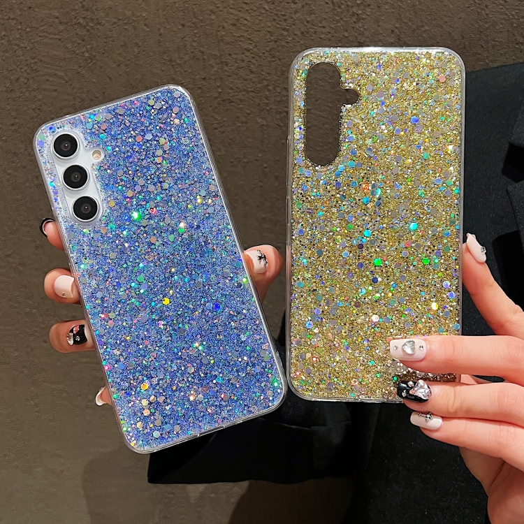 GLITTER védőtok Samsung Galaxy A55 5G piros termék 2. képe