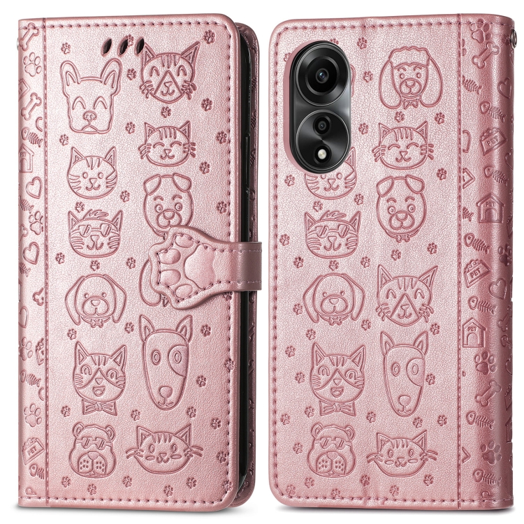 ART ANIMALS Tárcahuzat Oppo A78 rose goldhoz akciós termékkép 1
