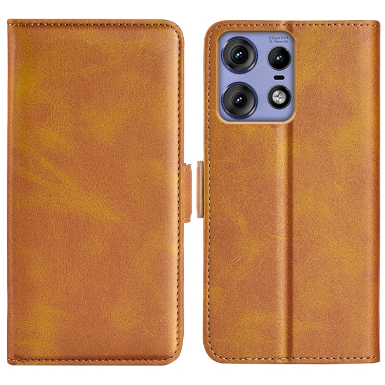SIDE Wallet tok Motorola Edge 50 Pro készülékhez világosbarna akciós termékkép 1
