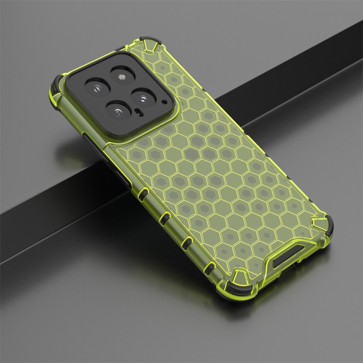 HONEYCOMB Védőburkolat Xiaomi 14 zöld termék 2. képe
