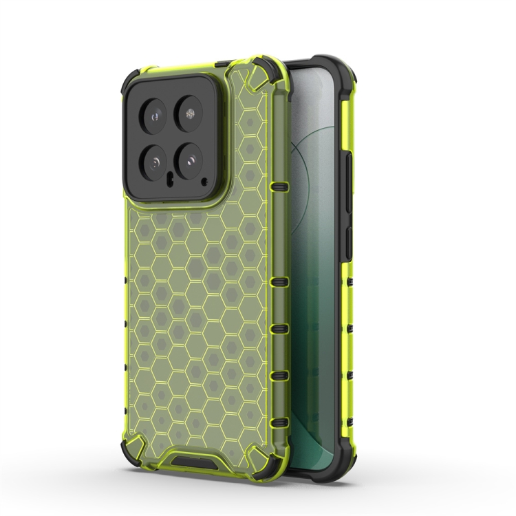 HONEYCOMB Védőburkolat Xiaomi 14 zöld akciós termékkép 1
