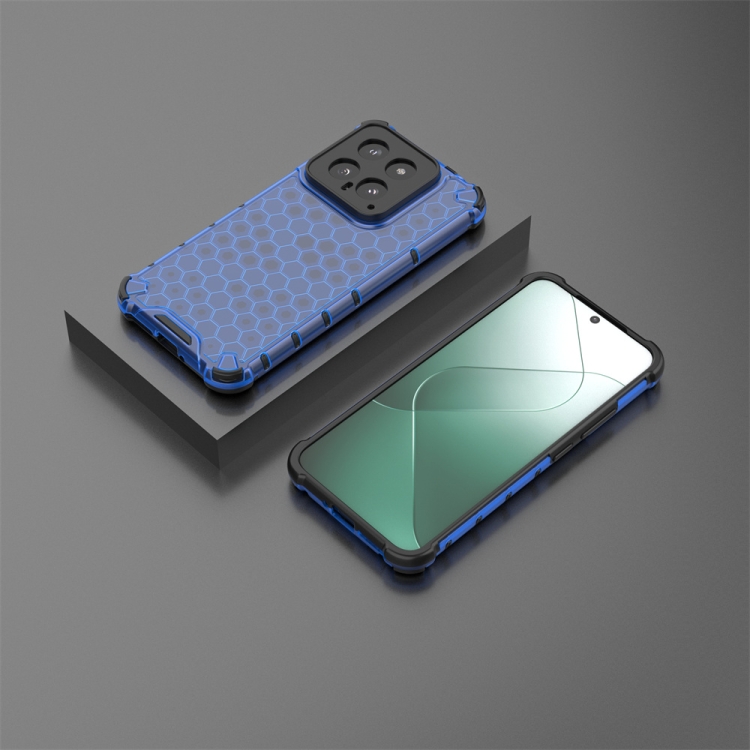 HONEYCOMB Védőburkolat Xiaomi 14 kék termék 2. képe