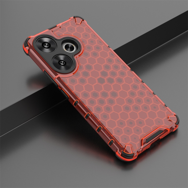 HONEYCOMB Védőburkolat Xiaomi Poco F6 piros termék 2. képe