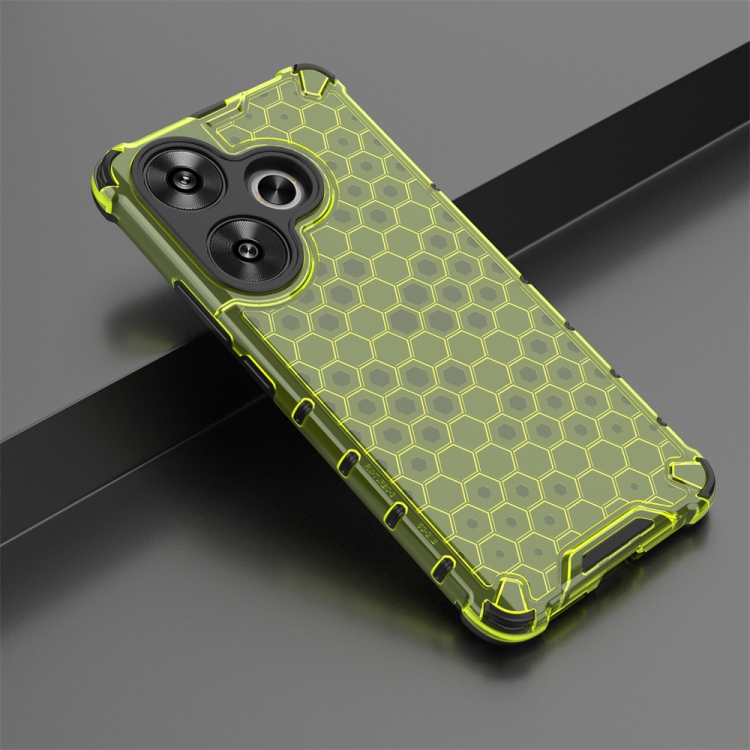 HONEYCOMB Védőburkolat Xiaomi Poco F6 zöld termék 2. képe