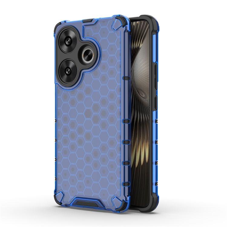 HONEYCOMB Védőburkolat Xiaomi Poco F6 kék akciós termékkép 1
