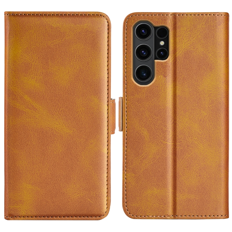 SIDE Wallet tok Samsung Galaxy S24 Ultra 5G telefonhoz világosbarna akciós termékkép 1