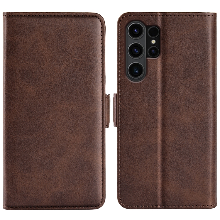 SIDE Wallet tok Samsung Galaxy S24 Ultra 5G készülékhez sötétbarna akciós termékkép 1