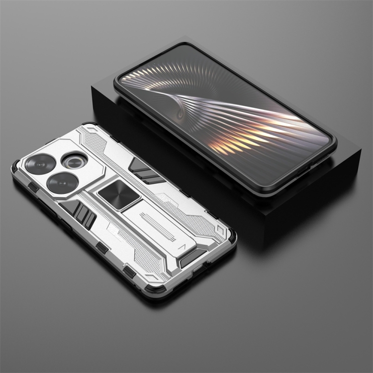 SUPERSONIC Tartós huzat Xiaomi Poco F6 ezüsthöz termék 2. képe
