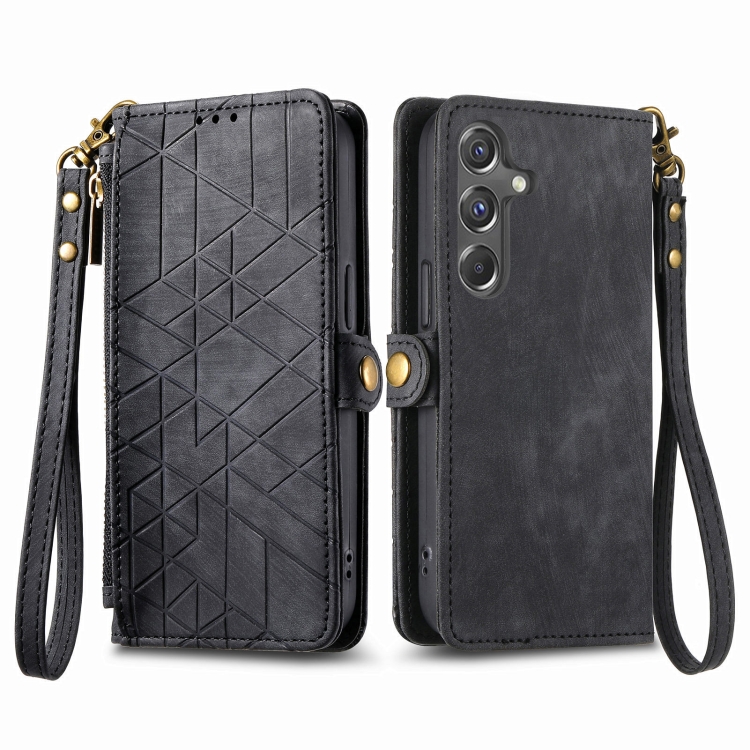 GEOM Wallet tok Samsung Galaxy A15 / A15 5G fekete akciós termékkép 1