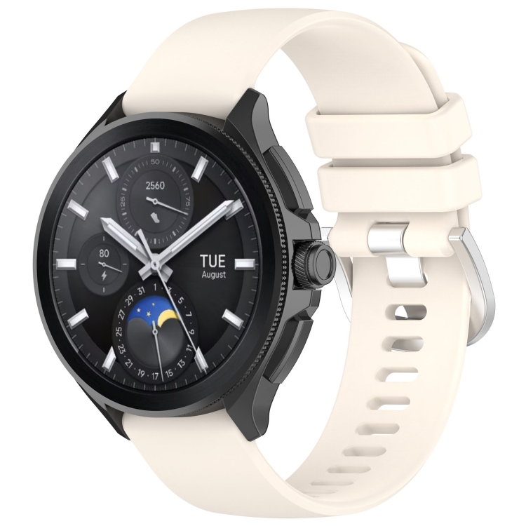 SZILIKON Cserélhető szíj Xiaomi Watch S3 bézs színűre akciós termékkép 1