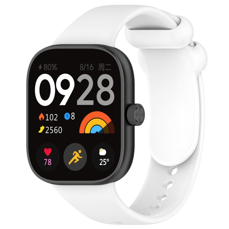 SZILIKON Cserélhető szíj Redmi Watch 4-hez fehér akciós termékkép 1