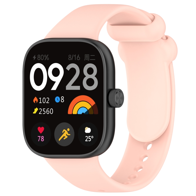 SZILIKON Cserélhető szíj Redmi Watch 4 pinkhez akciós termékkép 1
