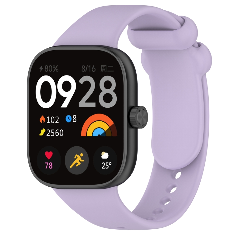 SZILIKON Cserélhető szíj Redmi Watch 4 lila színhez akciós termékkép 1